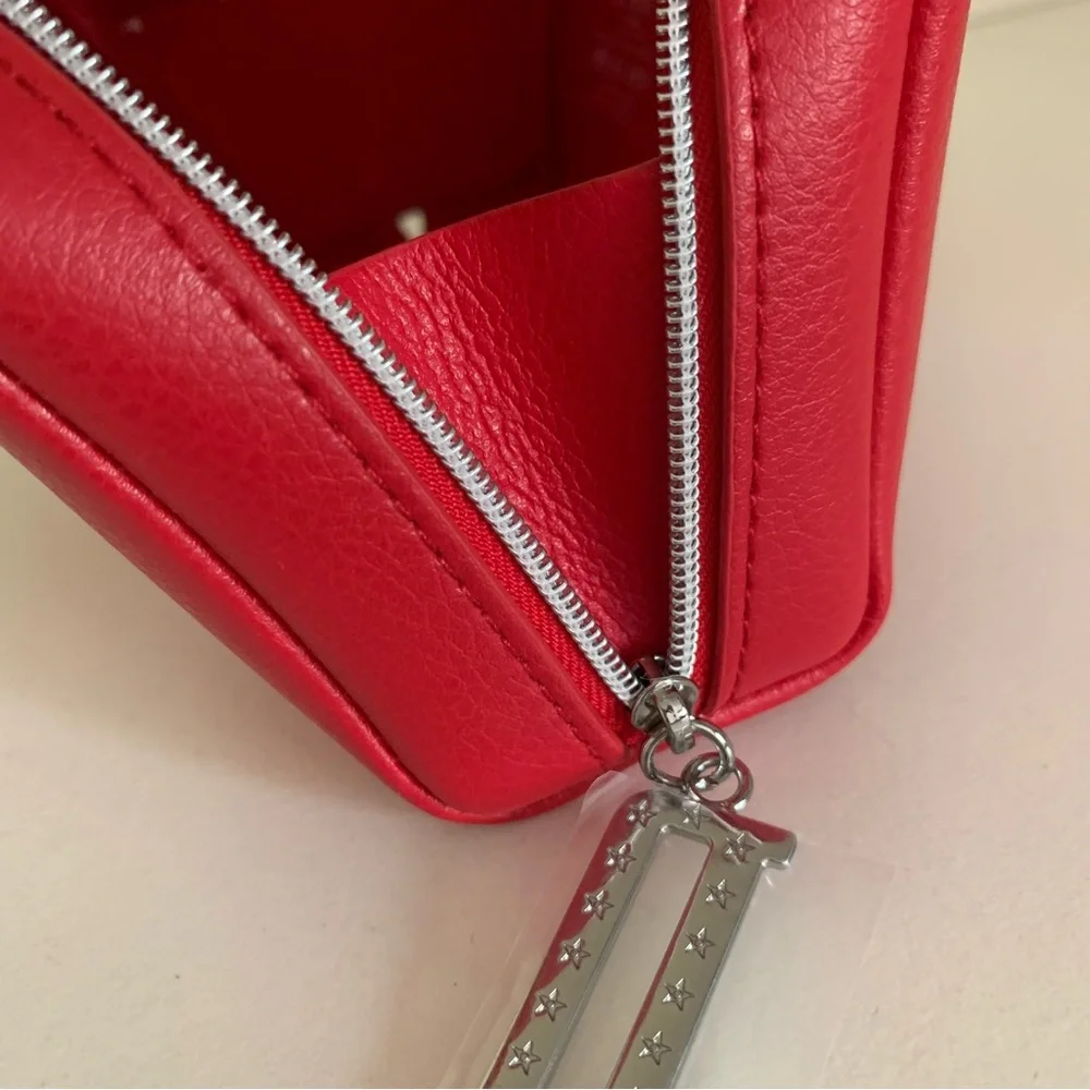 Dior red zippy Pouch